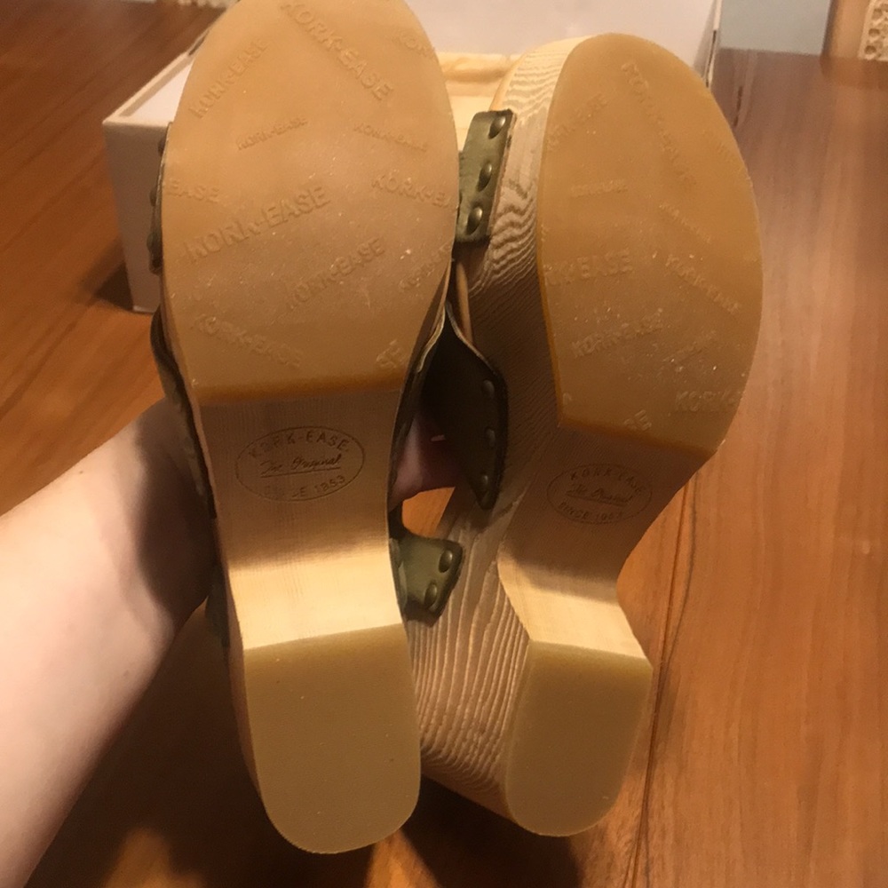 Kork-Ease Wasau Platform Sandals, light green, size 9 (40.5) - Picture 5 of 7